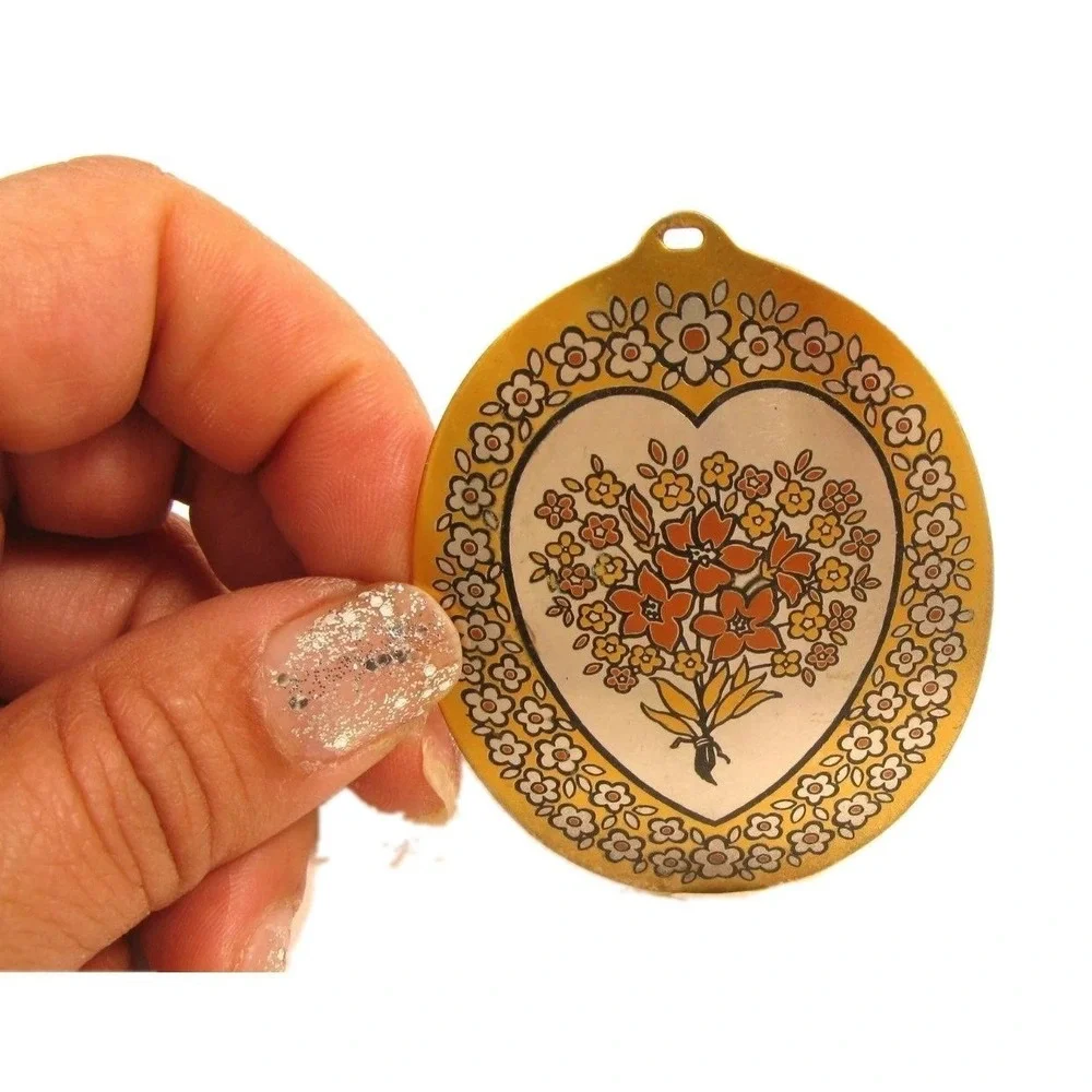 Vintage Read & Barton Flower Pendant‎